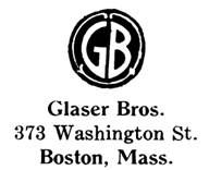 Glaser Bros. jewelry mark