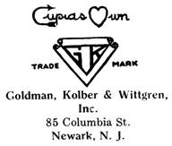 Goldman, Kolber & Witgren jewelry mark