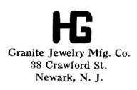 Granite Jewelry Mfg. Co. jewelry mark
