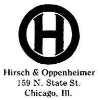 Hirsch & Oppenheimer jewelry mark