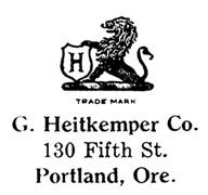 G. Heitkemper Co. jewelry mark