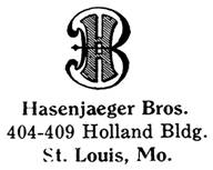 Hasenjaeger Bros. jewelry mark