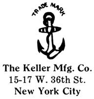 Keller Mfg. Co. jewelry mark