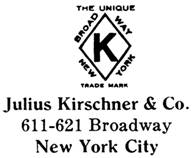 Julius Kirschner & Co. jewelry mark
