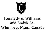 Kennedy & Williams jewelry mark
