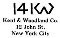 Kent & Woodland Co. jewelry mark