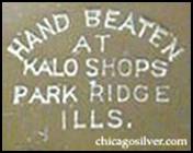 Kalo Shop early Park Ridge mark