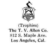 T. V. Allen Co. silver mark
