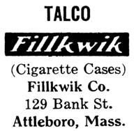 Fillkwik Co. silver mark