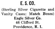 Eagle Silver Co. silver mark