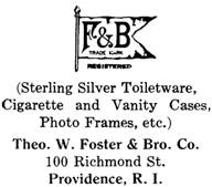 Theo. W. Foster & Bro. Co. silver mark