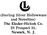 Eleder-Hickok Co. silver mark