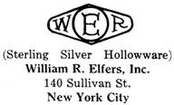 William R. Effers silver mark