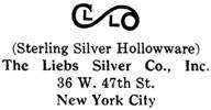 Liebs Silver Co. silver mark