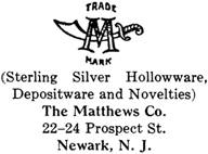 The Matthews Co. silver mark