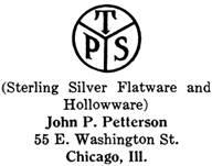 John P. Petterson silver mark