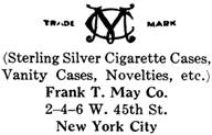 Frank T. May Co. silver mark