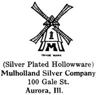 Mulholland Silver Co. silver mark