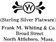 Frank M. Whiting & Co. silver mark