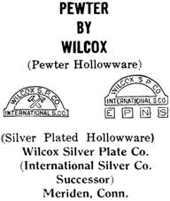 Wilcox Silver Plate Co. silver mark