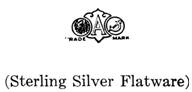 Alvin Mfg. Co. silver mark