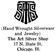 The Art Silver Shop silver mark