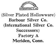 Barbour Silver Co. silver mark