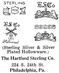 Hartford Sterling Co. silver mark