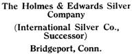 Holmes & Edwards Silver Co. silver mark