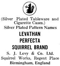 S. J. Levy & Co. silver mark