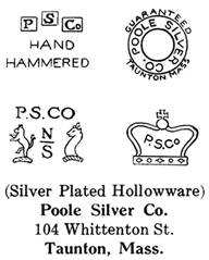 Poole Silver Co. silver mark