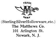 Matthews Co. silver mark