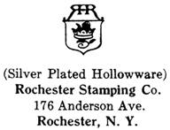 Rochester Stamping Co. silver mark