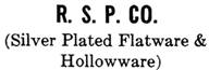 Rockford Silver Plate Co. silver mark