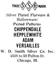 W. D. Smith Silver Co. silver mark