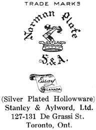 Stanley & Aylword silver mark