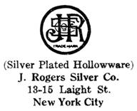 J. Rogers Silver Co. silver mark
