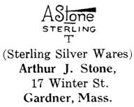 Arthur J. Stone silver mark