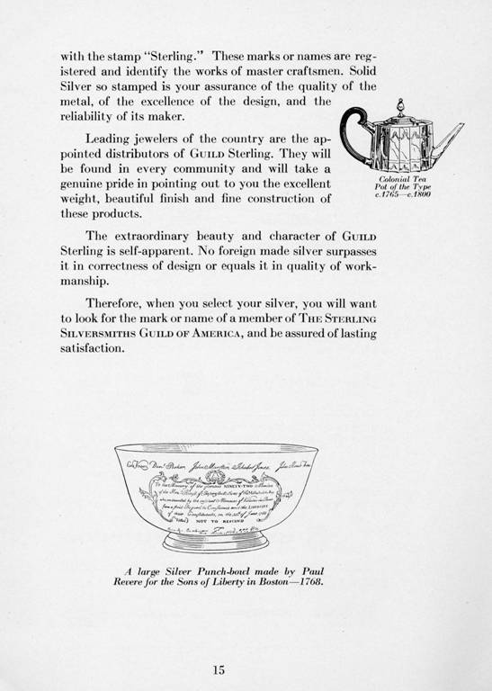 Page from The Story of Sterling 
